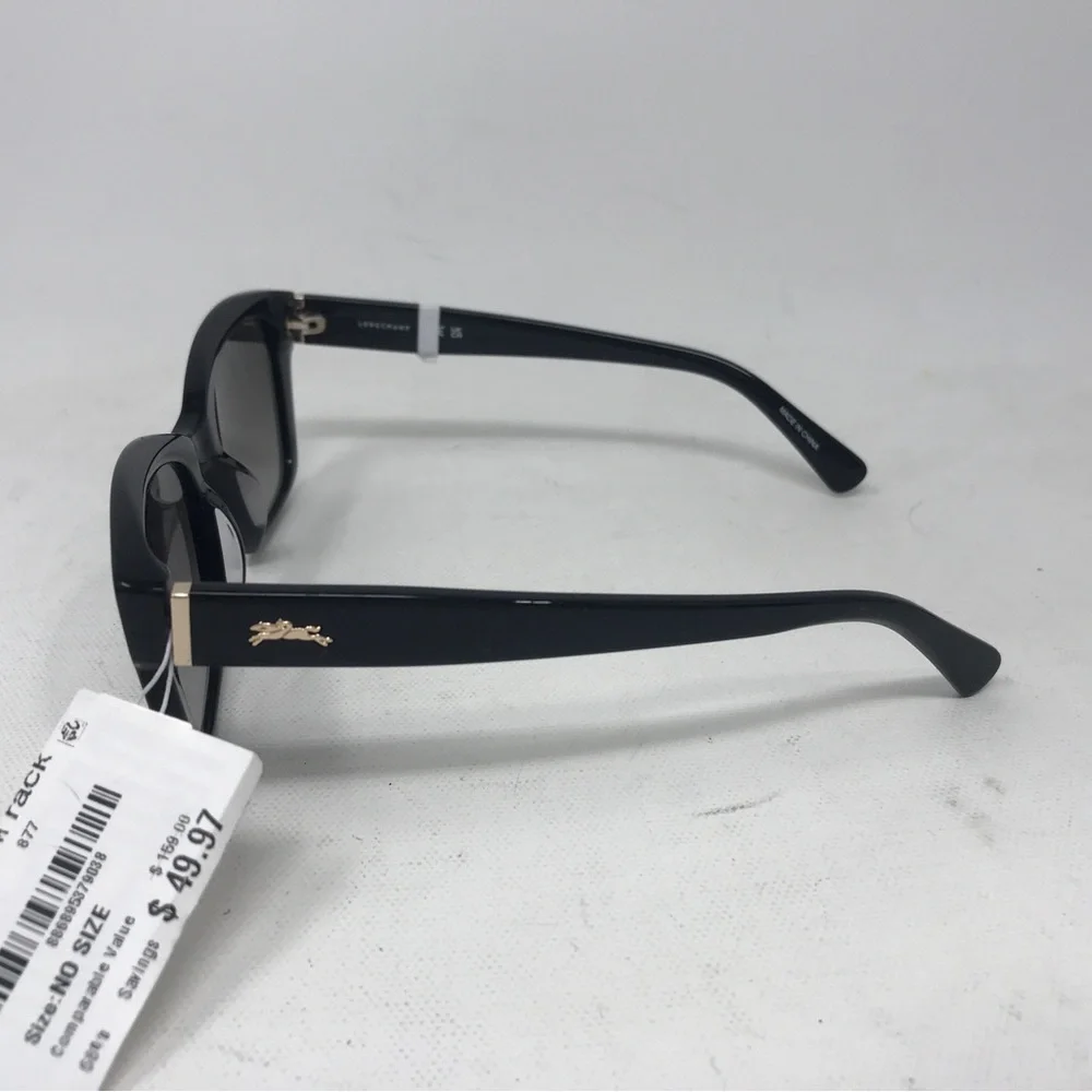 Longchamp Square LO632SL-001 Square Sunglasses, OS - Black
